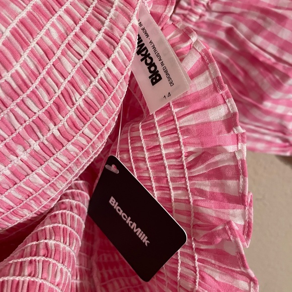 Gingham Pink Spring Fields Top - Picture 4 of 6